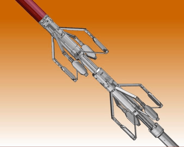 Eight-Arm Dual-Layer Caliper