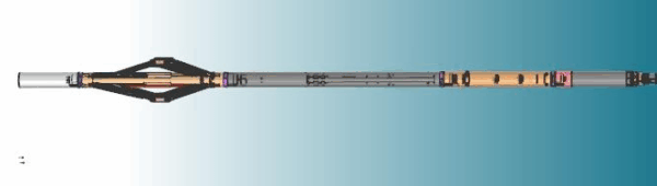 Straight-Push UHTP Four-Arm Caliper Tool