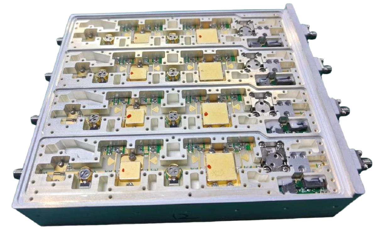 Solid - state power amplifier X-band 4CH 100W SSPA